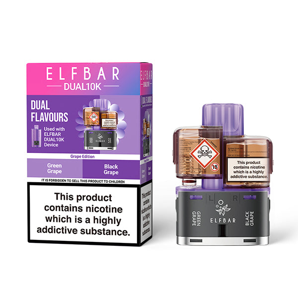 ELFBAR DUAL 10000 Pod Grape Edition