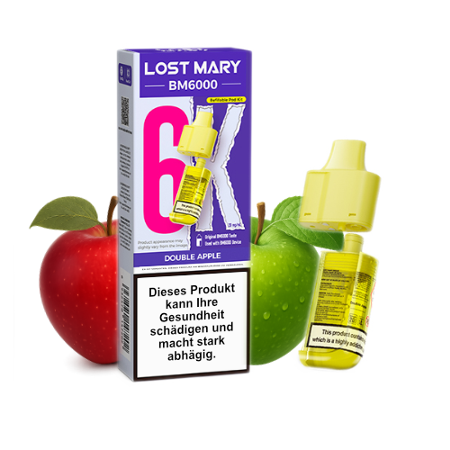 LOST MARY BM6000 nachfüllbarer Pod Double Apple