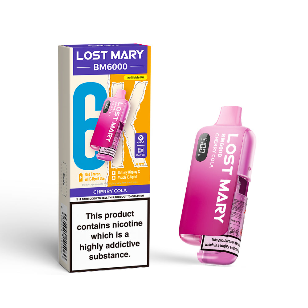 Lost Mary BM6000 Vape Kit Cherry Cola