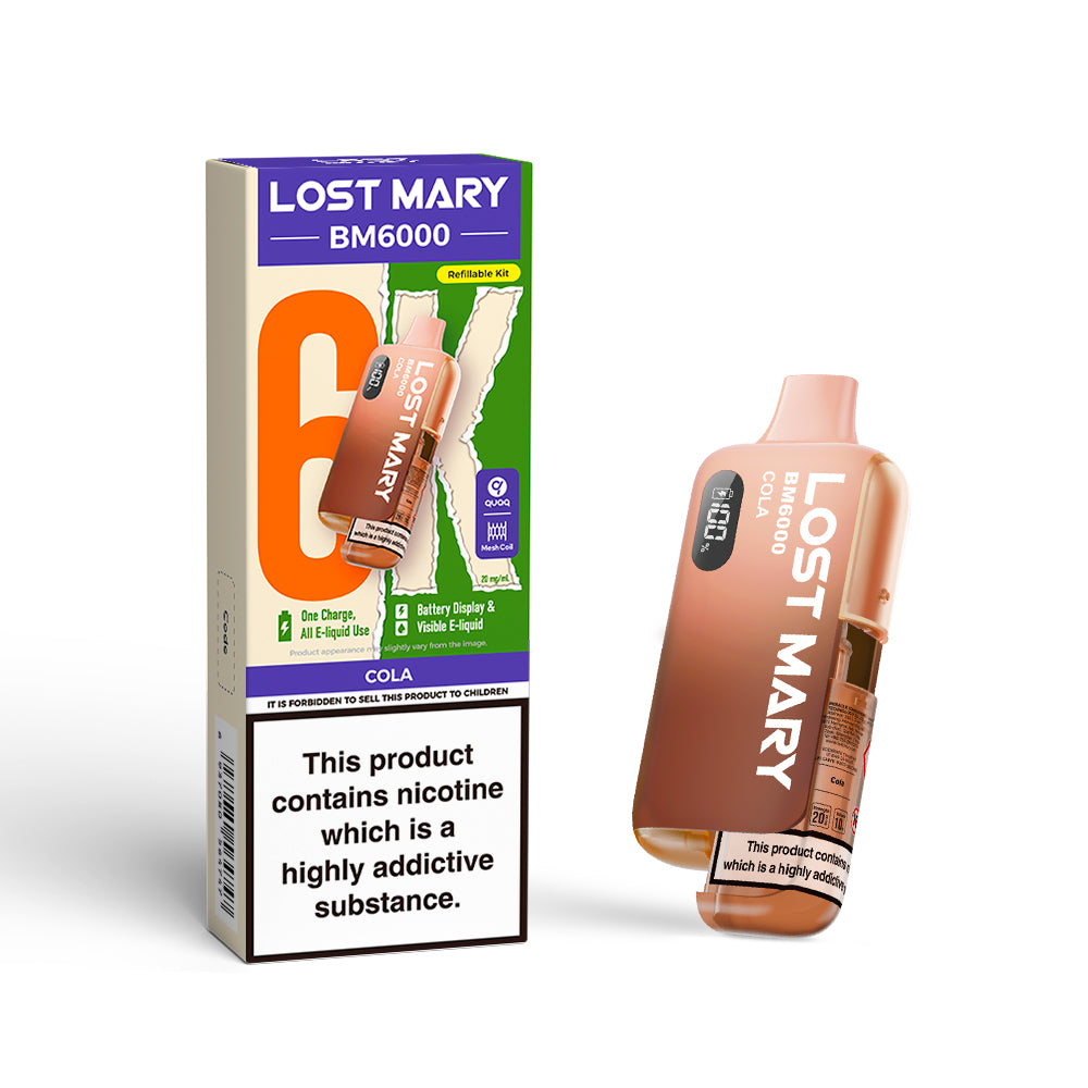 Lost Mary BM6000 Vape Kit Cola