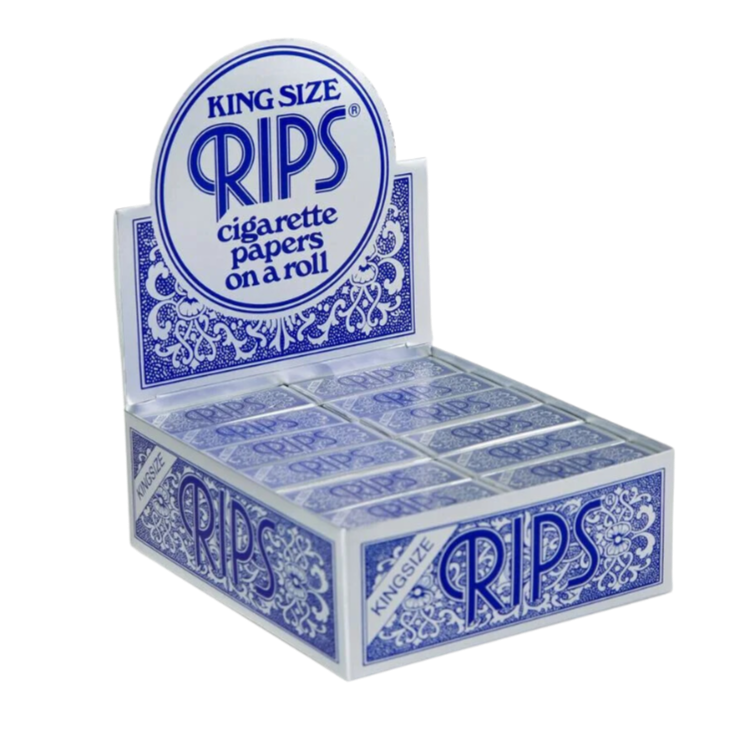 RIPS - Blau - King Size - 24 Stück