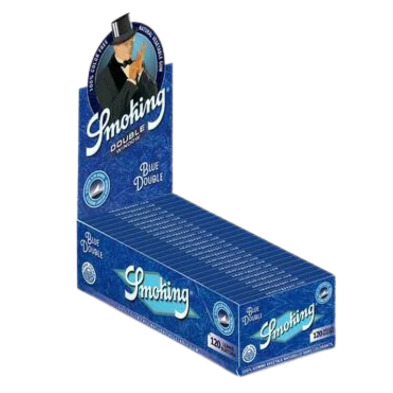 Smoking Paper Double Window - Blue - 25 Stück
