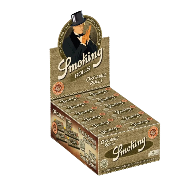 Smoking Paper Rolls Organic - Box - 24 Stück