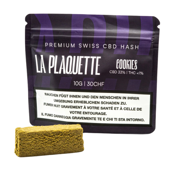 La Plaquette - CBD Hash - Cookies - 10g