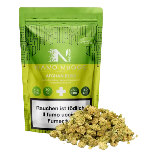 Swiss Botanic - Nano Nuggs - Afghan Kush - Indoor CBD - 30g