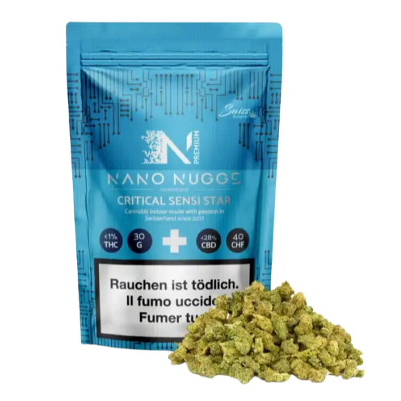 Swiss Botanic - Nano Nuggs - Critical Sensi Star - Indoor CBD - 30g