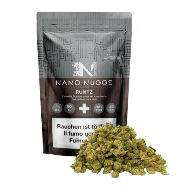 Swiss Botanic - Nano Nuggs - Runtz - Outdoor CBD - 50g
