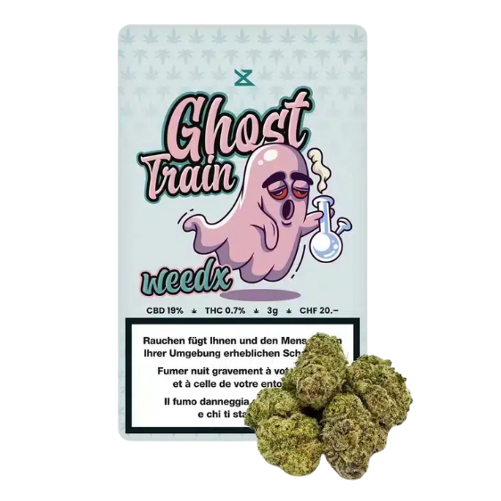 Weedx - Ghost Train - Indoor CBD Blüten - 3g