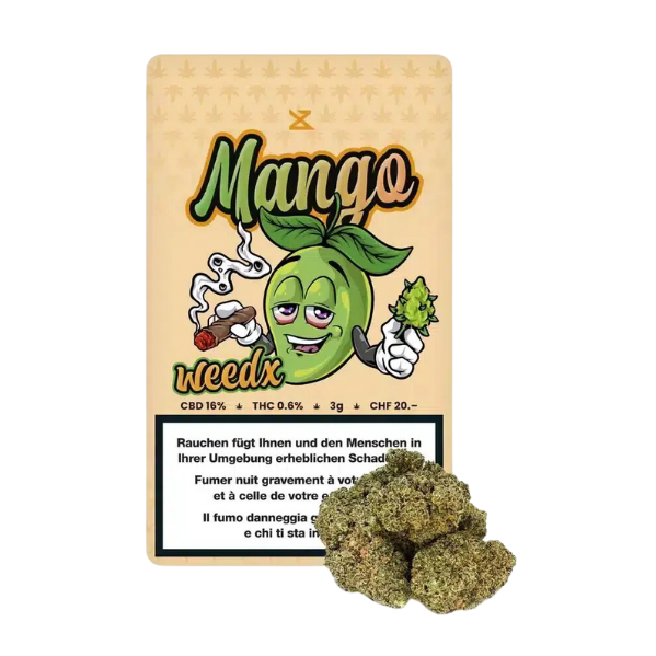Weedx - Mango - Indoor CBD Blüten - 3g