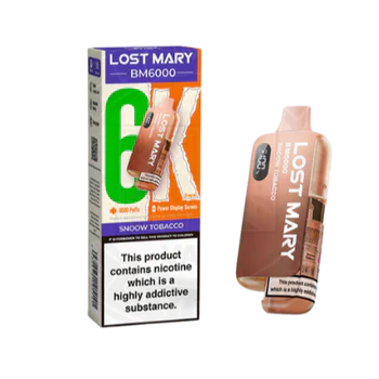 Lost Mary BM6000 Vape Kit Snoow Tobacco