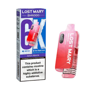 Lost Mary BM6000 Vape Kit Juicy Peach
