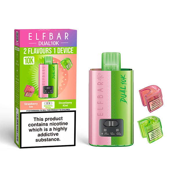ELFBAR DUAL 10000 Starter Kit Strawberry Edition