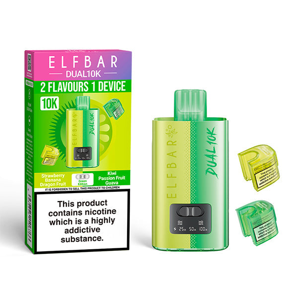 ELFBAR DUAL 10000 Starter Kit Green Edition