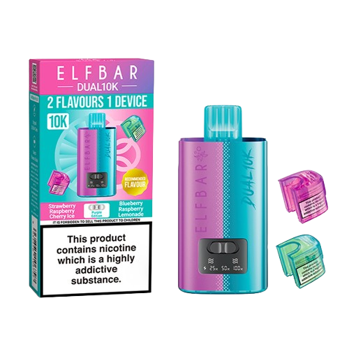 ELFBAR DUAL 10000 Starter Kit Purple Edition