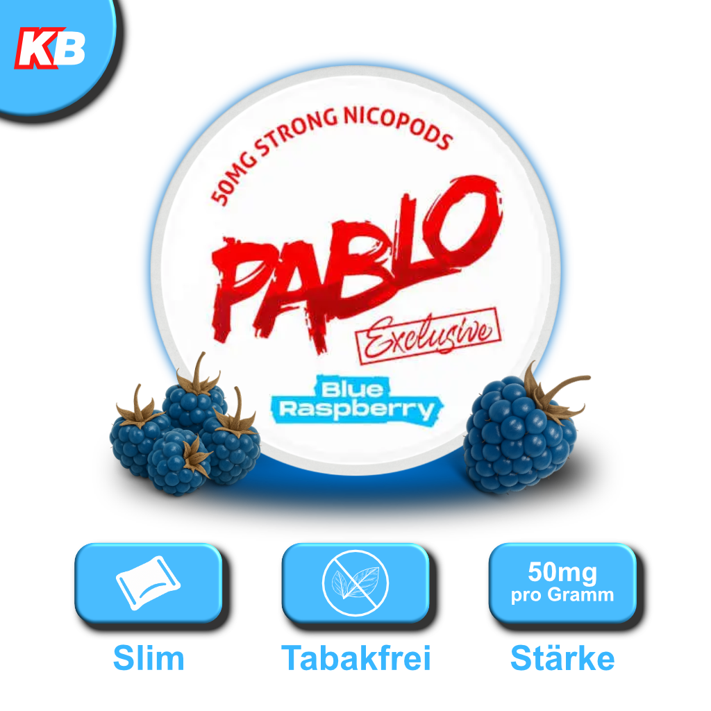 PABLO Exclusive Blue Raspberry