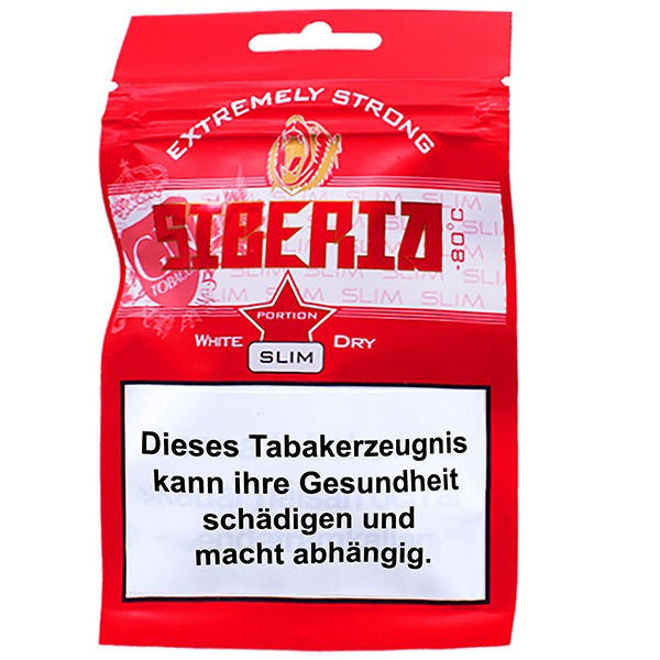 SIBERIA Red White Dry Slim Soft Pack 13g (B2C)