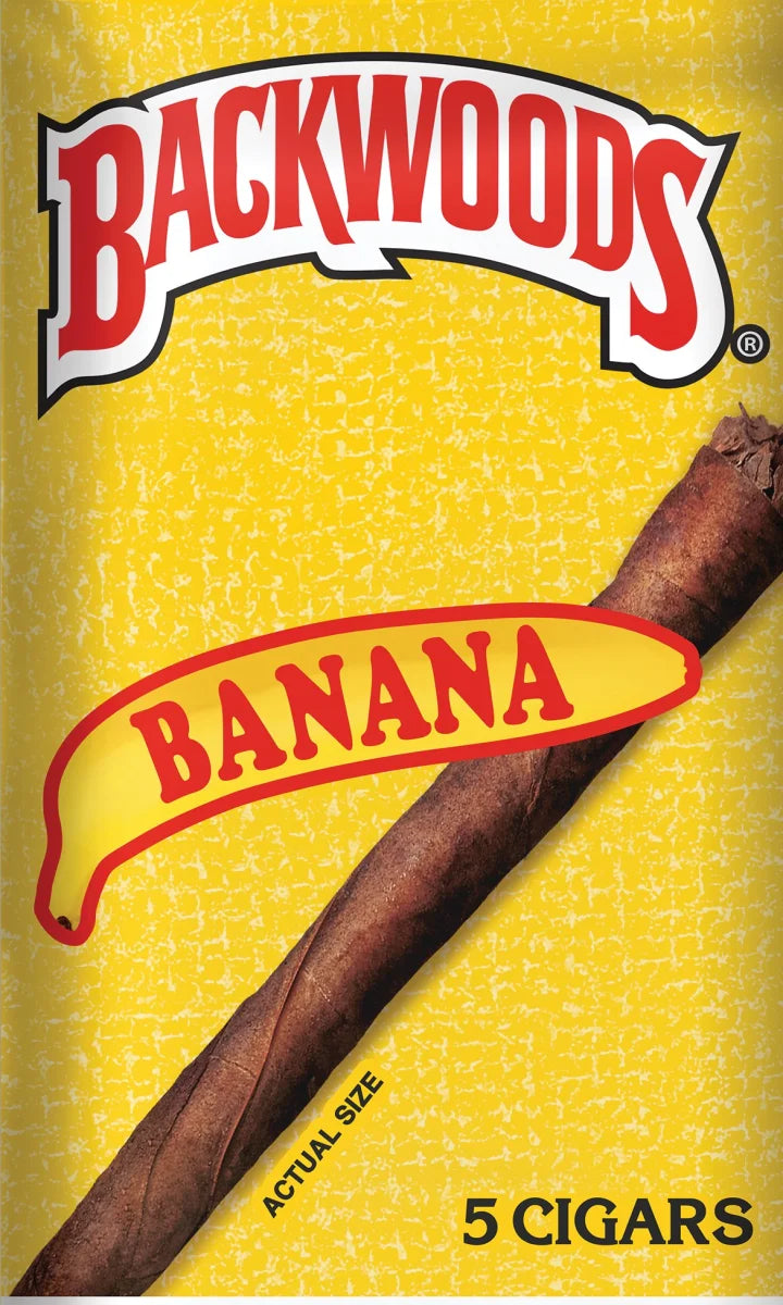 Backwoods Blunts - Banana - Box - 8 x 5 Stück
