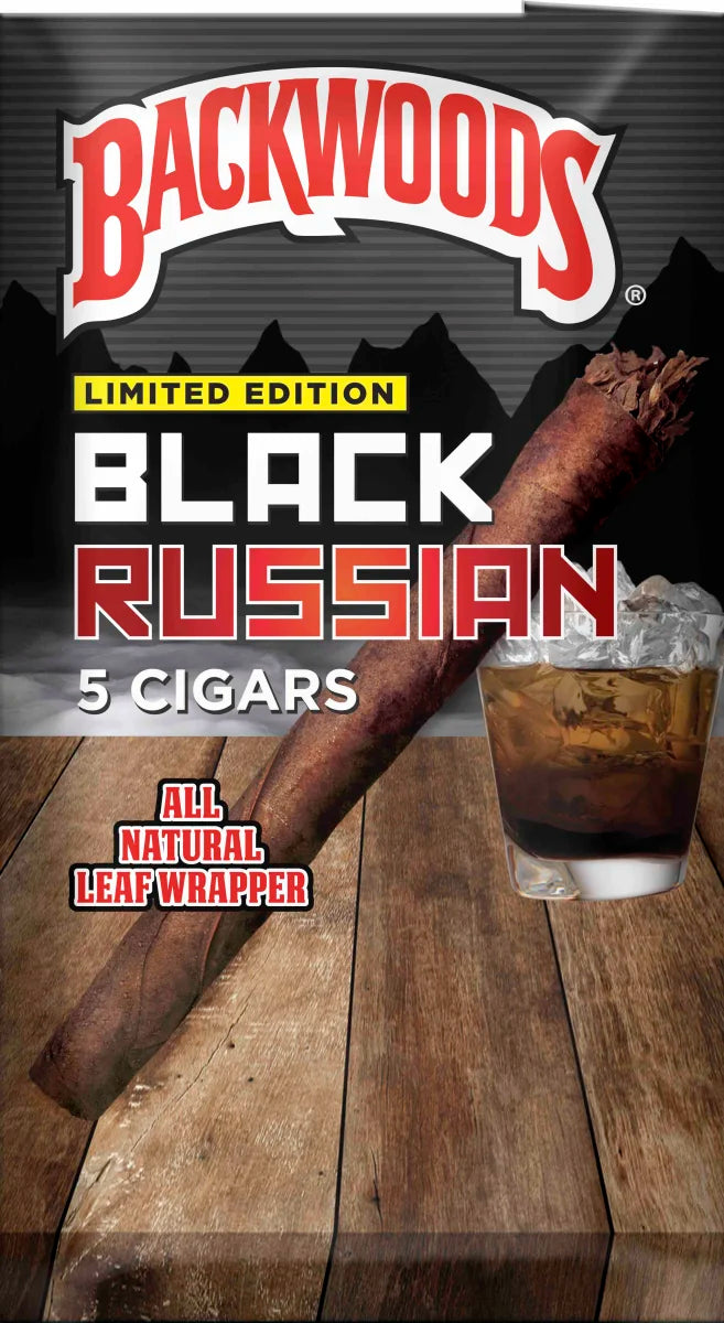 Backwoods Blunts - Black Russian - Box - 8 x 5 Stück