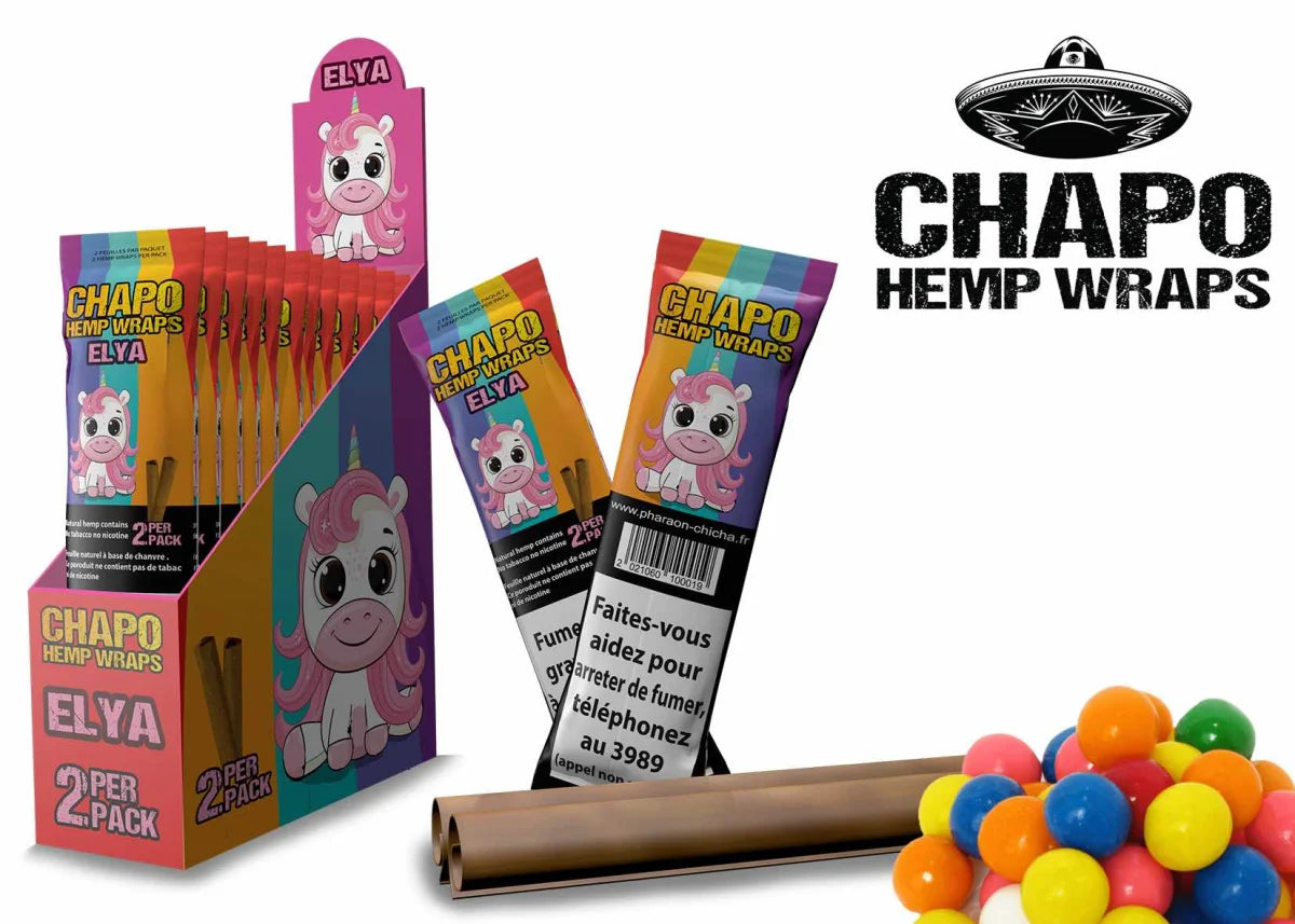 Chapo - Hemp Wraps - Elya - Box - 25 x 2 Stück