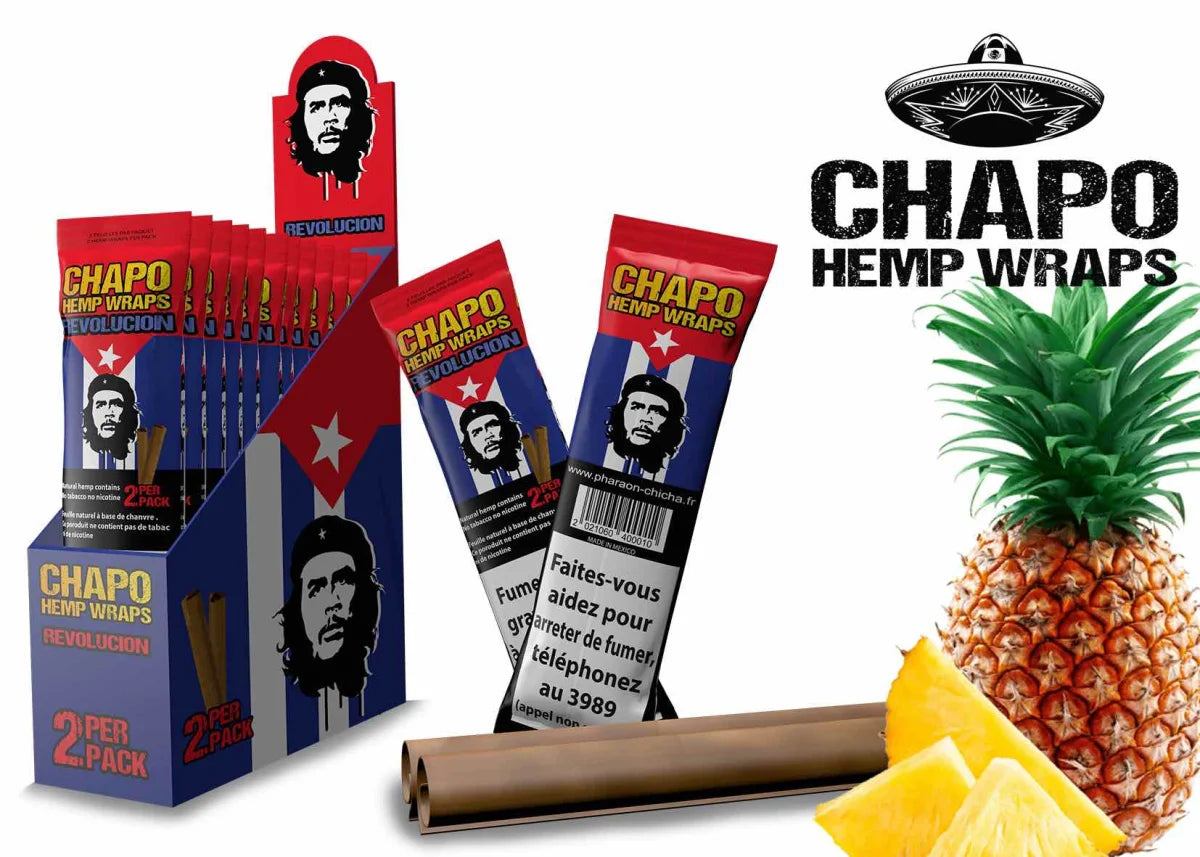 Chapo - Hemp Wraps - Revolucion - Box - 25 x 2 Stück