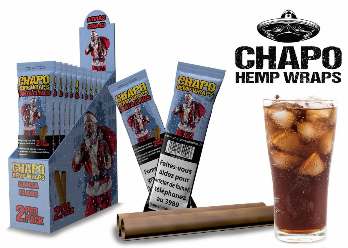 Chapo - Hemp Wraps - Santa Clauss - Box - 25 x 2 Stück