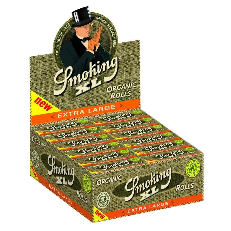 Smoking Rolls XL Organic - Box - 24 Stück