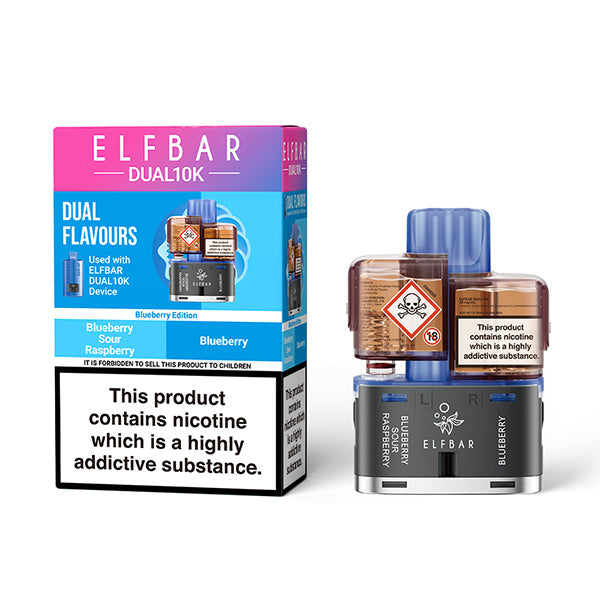 ELFBAR DUAL 10000 Pod Blueberry Edition
