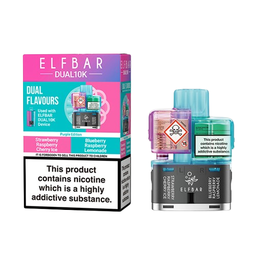 ELFBAR DUAL 10000 Pod Purple Edition