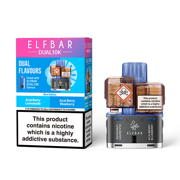 ELFBAR DUAL 10000 Pod Blue Edition