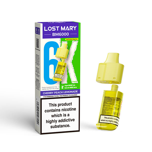 Lost Mary BM6000 nachfüllbarer Pod Cherry Peach Lemonade