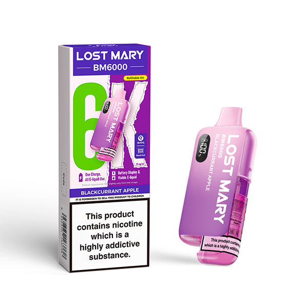 Lost Mary BM6000 Vape Kit Blackcurrant Apple
