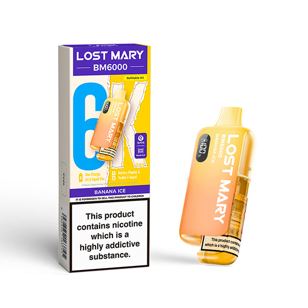 Lost Mary BM6000 Vape Kit Banana Ice