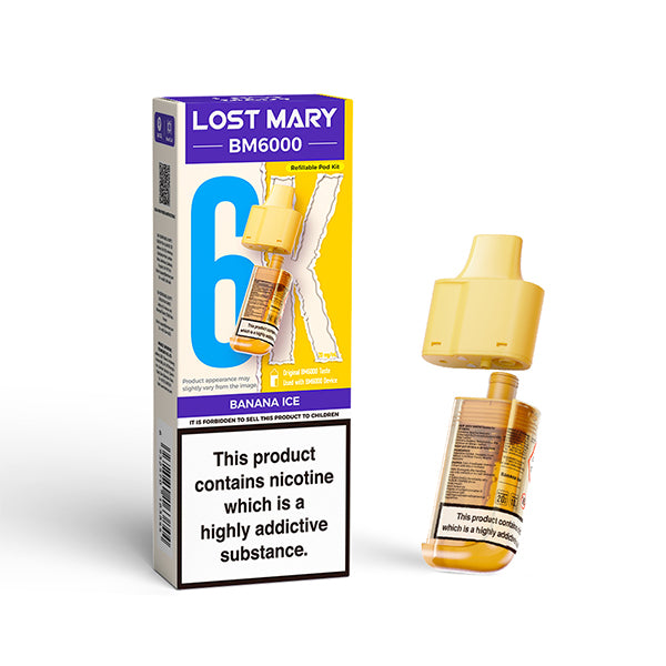 Lost Mary BM6000 nachfüllbarer Pod Banana Ice