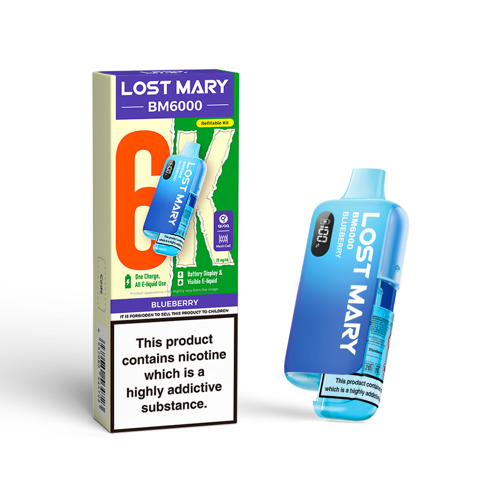 Lost Mary BM6000 Vape Kit Blueberry