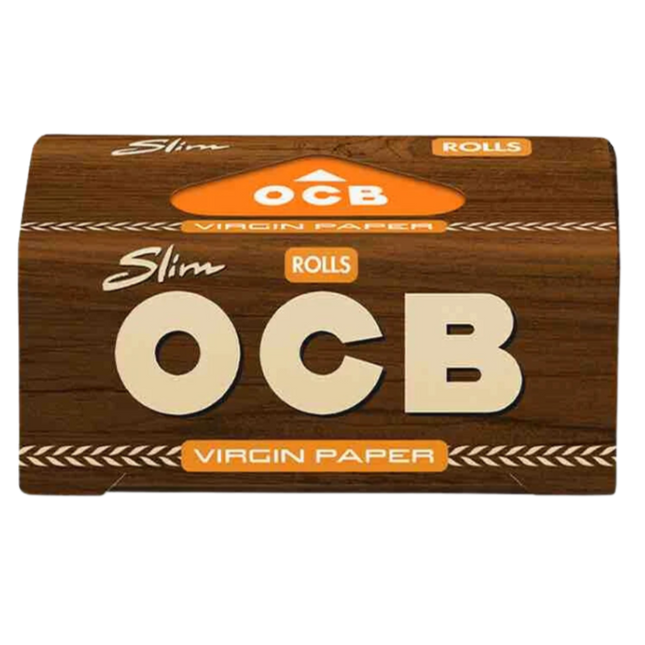 OCB - Virgin Slim Unbleached Rolls - Box - 24 Stück