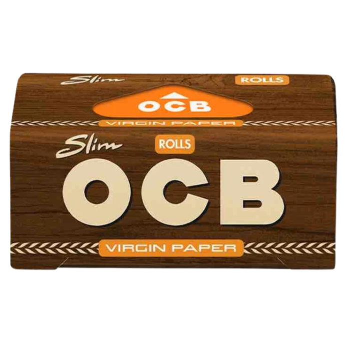 OCB - Virgin Slim Unbleached Rolls - Box - 24 Stück