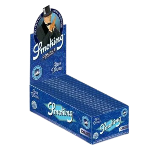 Smoking Paper Double Window - Blue - 25 Stück