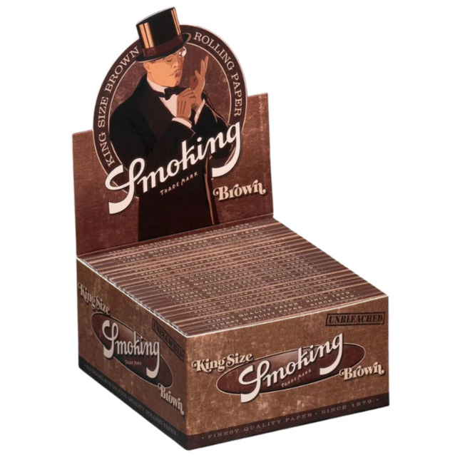 Smoking Paper Kingsize - Brown - 50 x 33 Stück