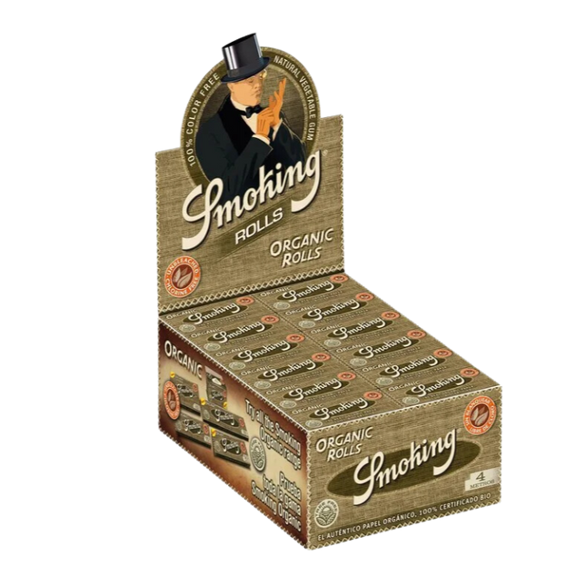 Smoking Paper Rolls Organic - Box - 24 Stück