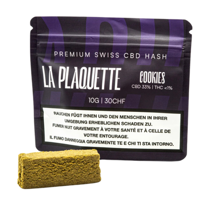 La Plaquette - CBD Hash - Cookies - 10g