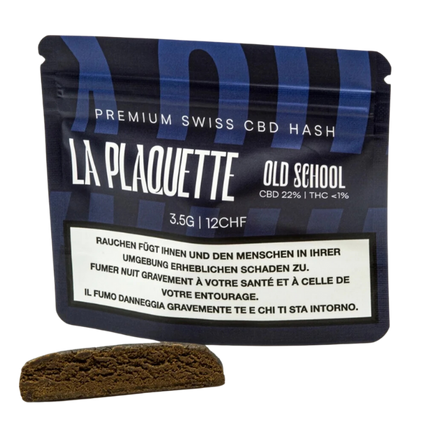 La Plaquette - CBD Hash - Old Shool - 3.5g