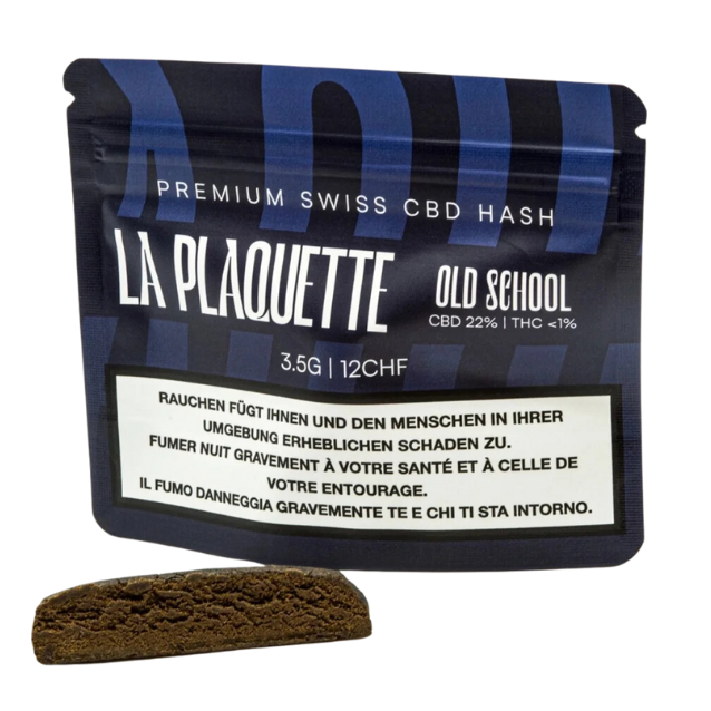 La Plaquette - CBD Hash - Old Shool - 3.5g