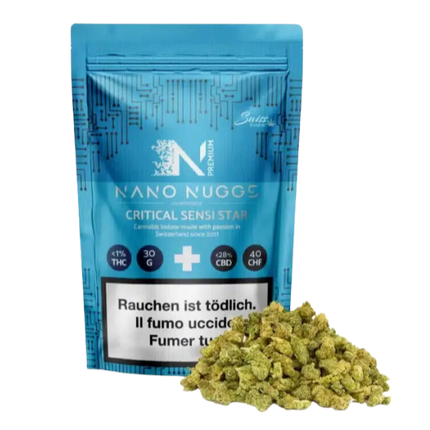 Swiss Botanic - Nano Nuggs - Critical Sensi Star - Indoor CBD - 30g