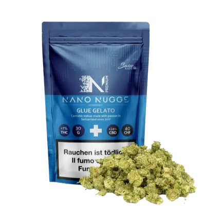 Swiss Botanic - Nano Nuggs - Glue Gelato - Indoor CBD - 30g