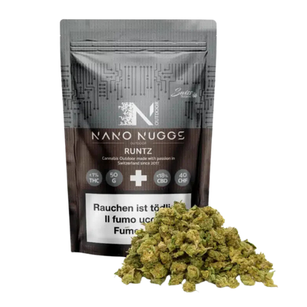 Swiss Botanic - Nano Nuggs - Runtz - Outdoor CBD - 50g
