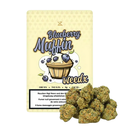 Weedx - Blueberry Muffin - Indoor CBD Blüten - 8g