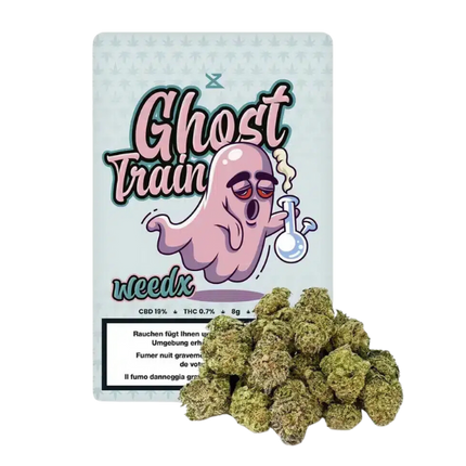 Weedx - Ghost Train - Indoor CBD Blüten - 8g