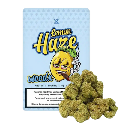 Weedx - Lemon Haze - Indoor CBD Blüten - 8g