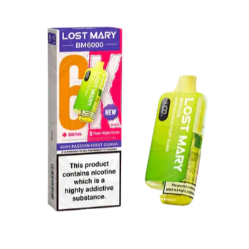 Lost Mary BM6000 Vape Kit Kiwi Passionfruit Guava