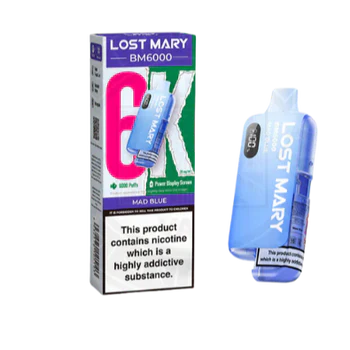 Lost Mary BM6000 Vape Kit Mad Blue